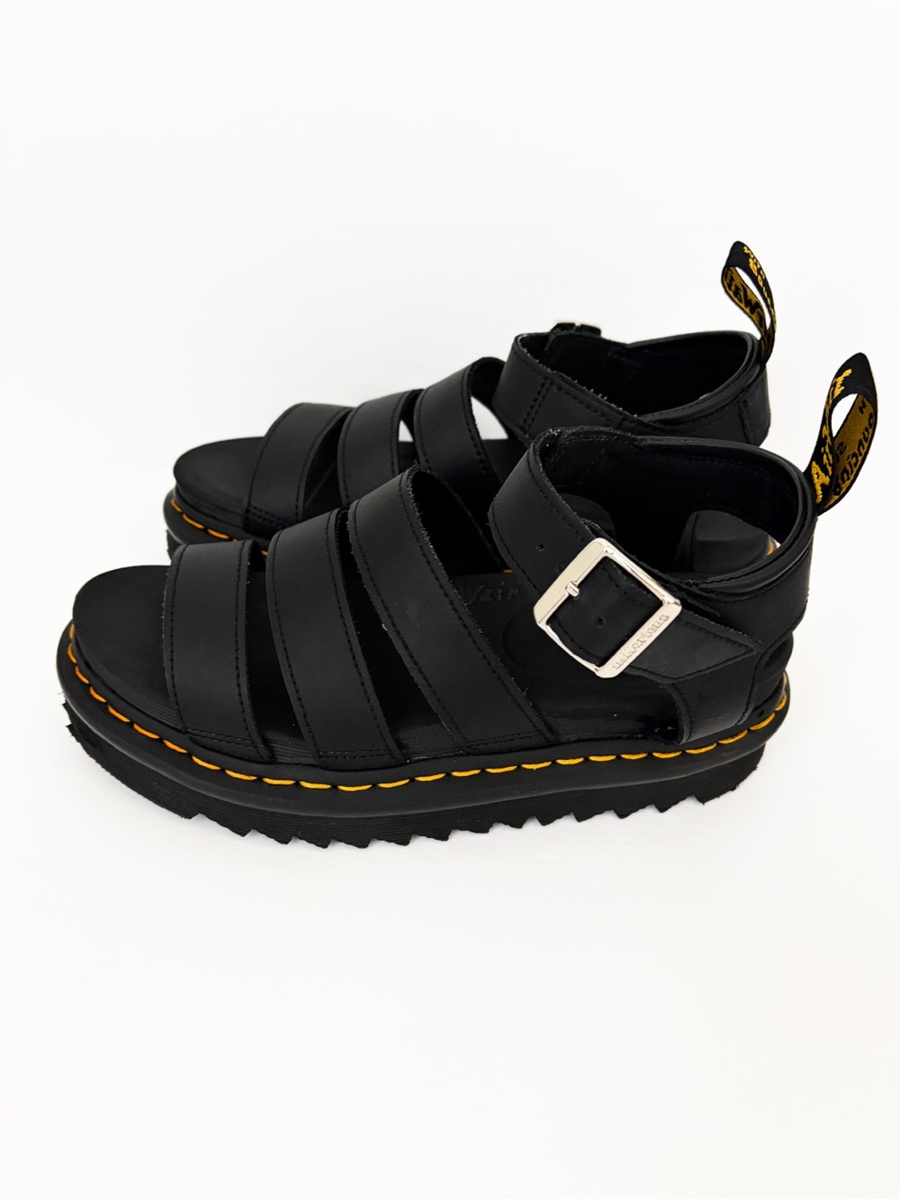 Dr. Martens Blaire Hydro Leather Strap Sandals Size 7